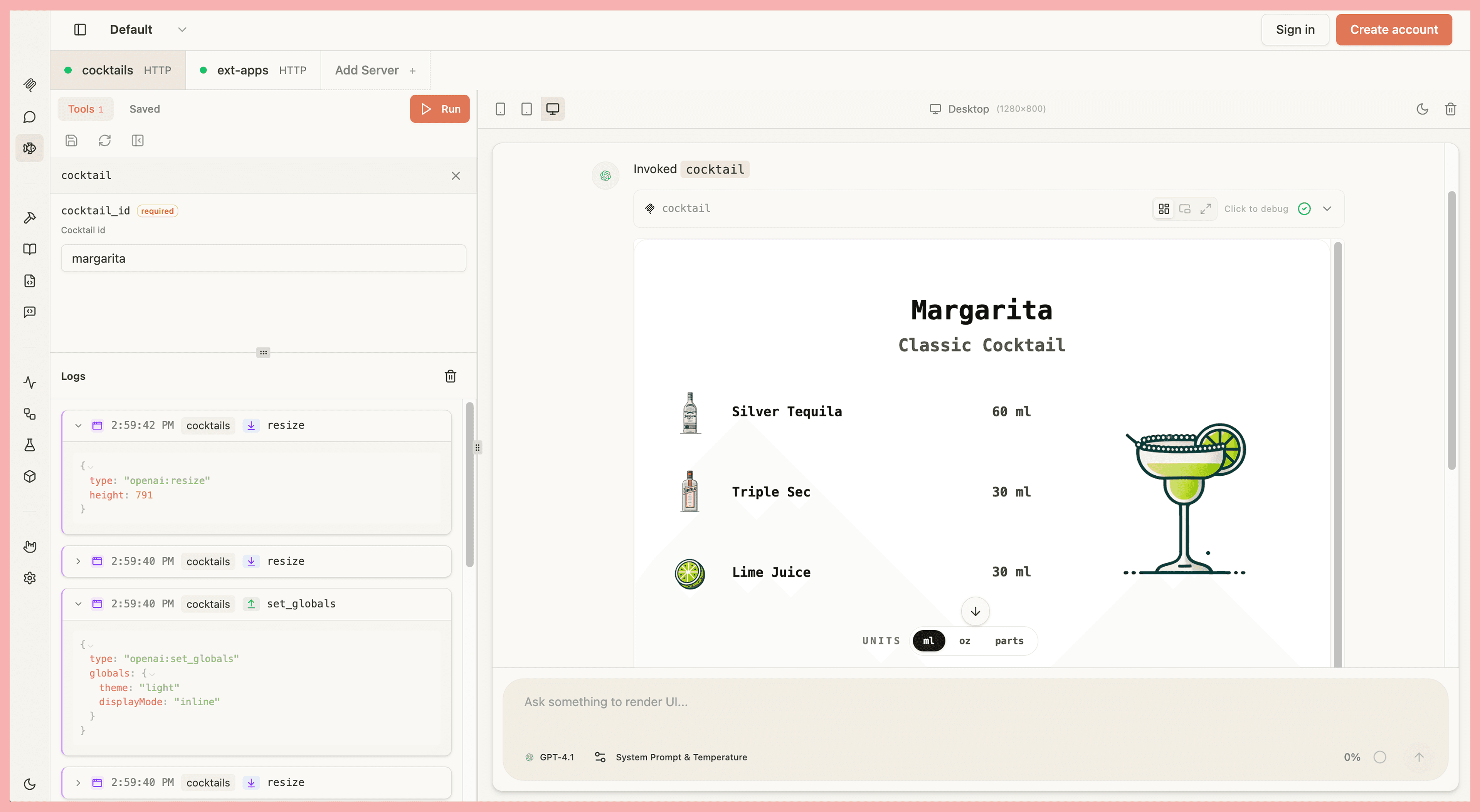 ChatGPT Apps and MCP Apps builder