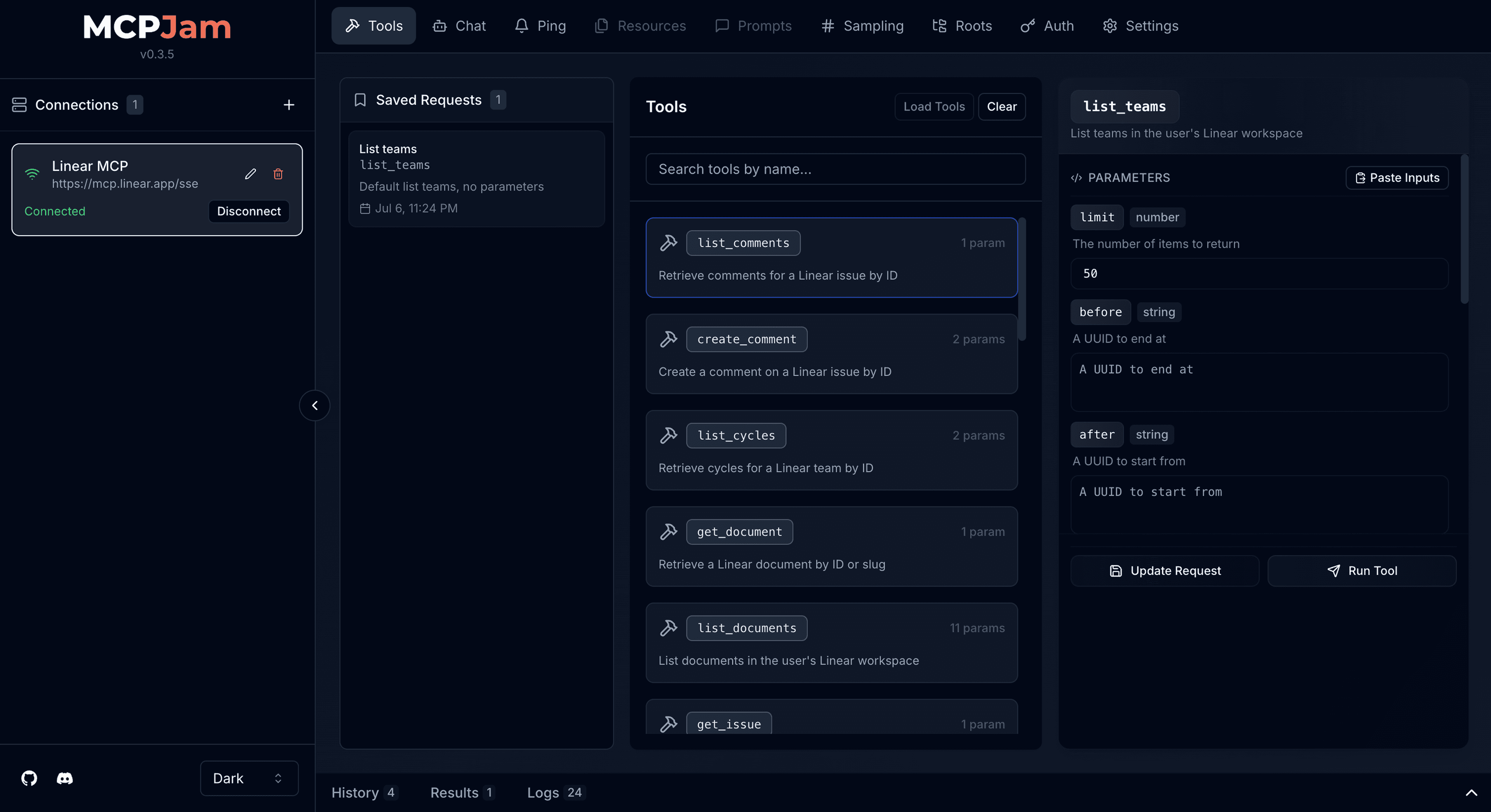 MCPJam Inspector Interface