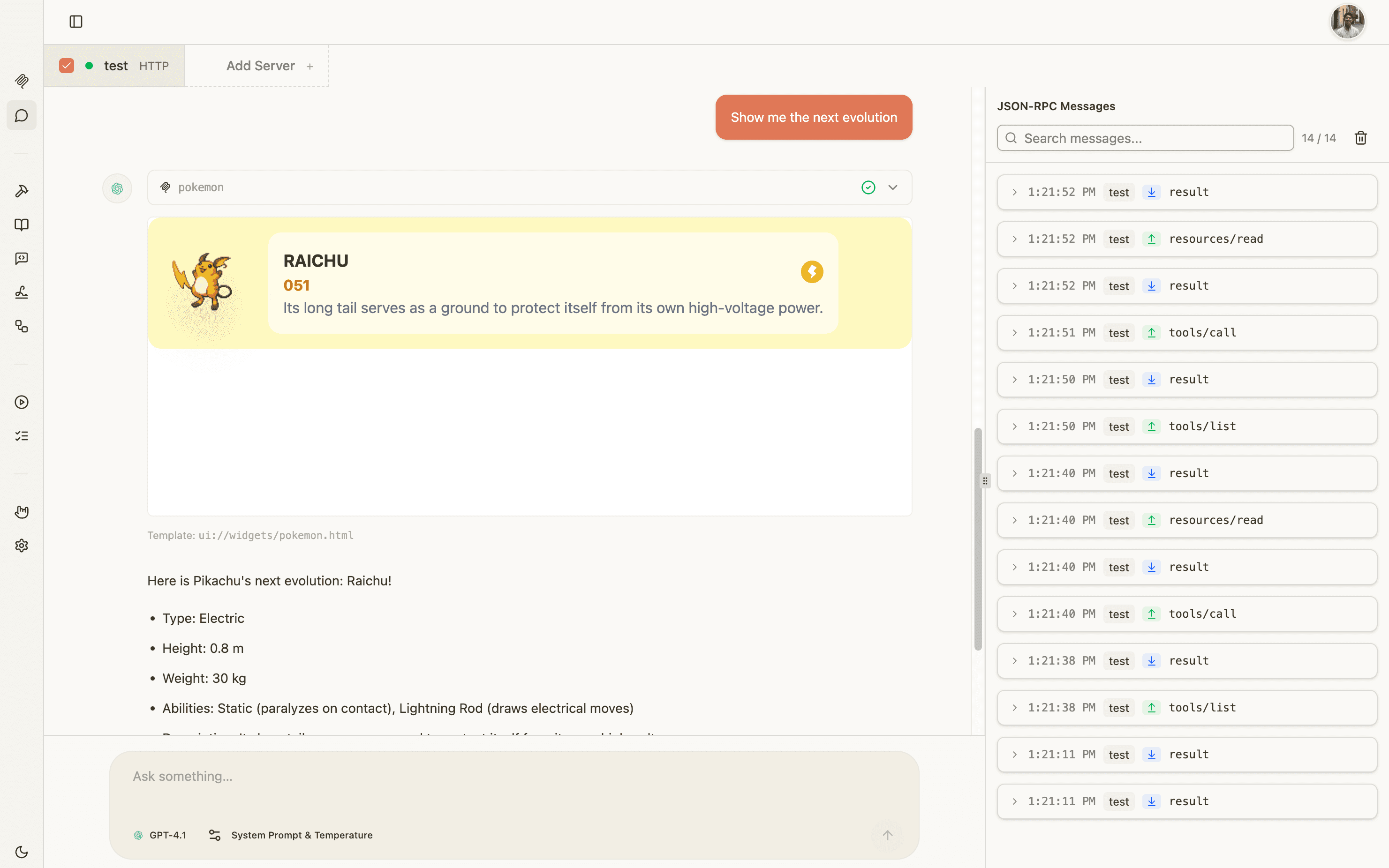 New MCP playground - Playground V2