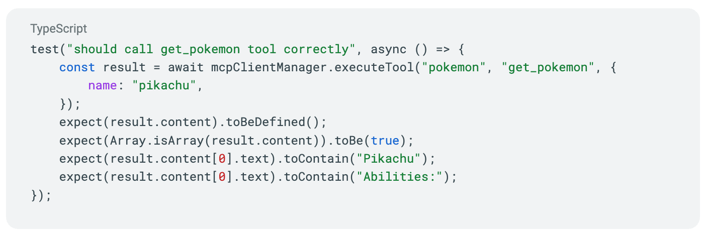 Writing MCP server unit tests