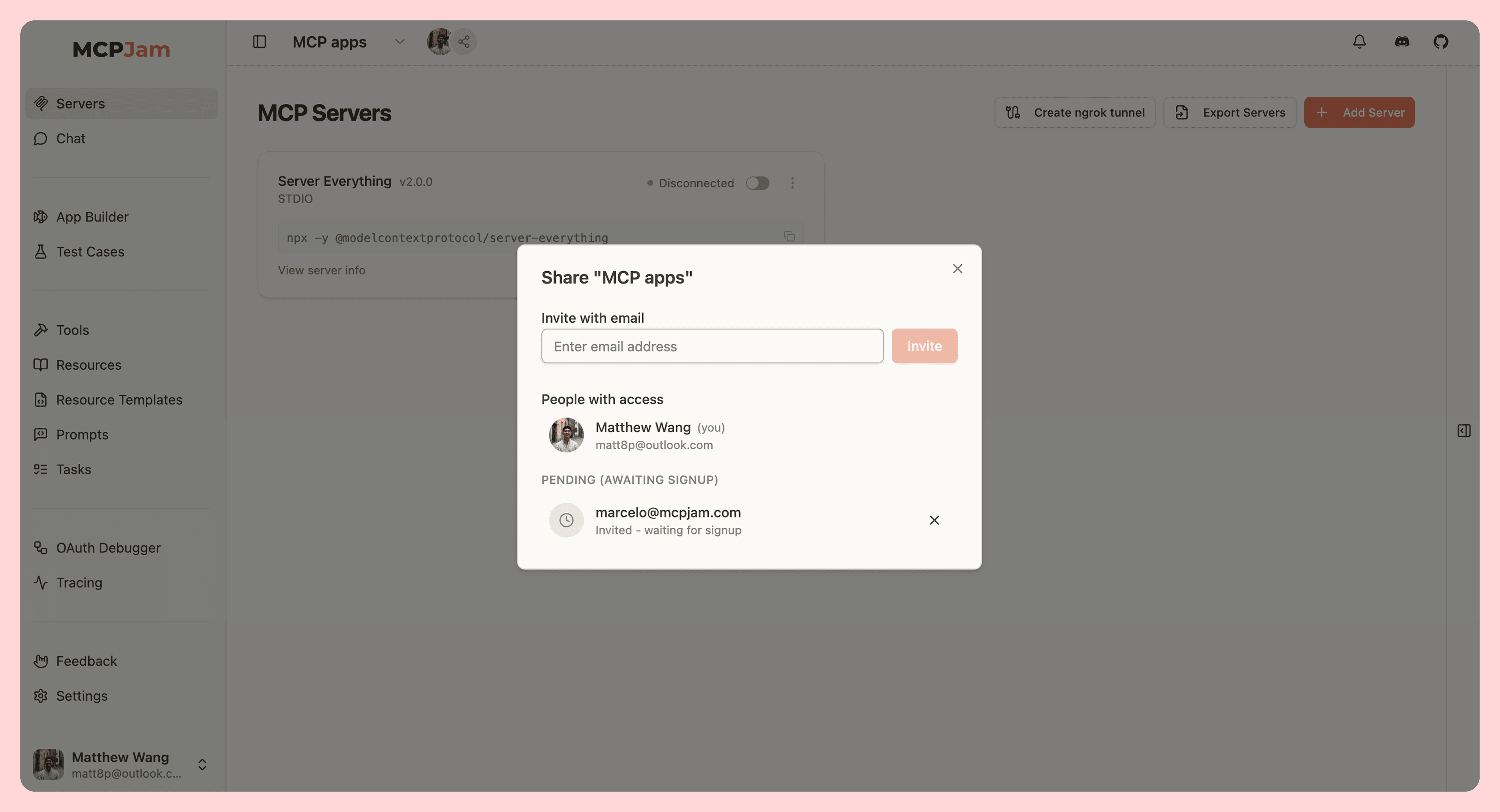 Workspaces are now in MCPJam