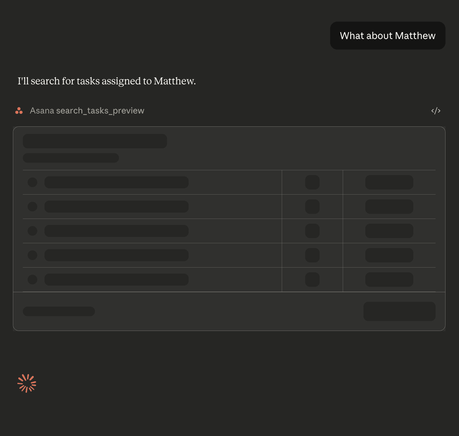 Asana Loading State